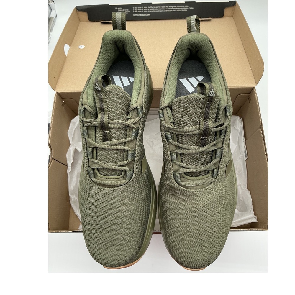 Adidas Racer TR23 Mens Sneakers Olive Green Gum Sole Cloudfoam IH2530 Size 10.5